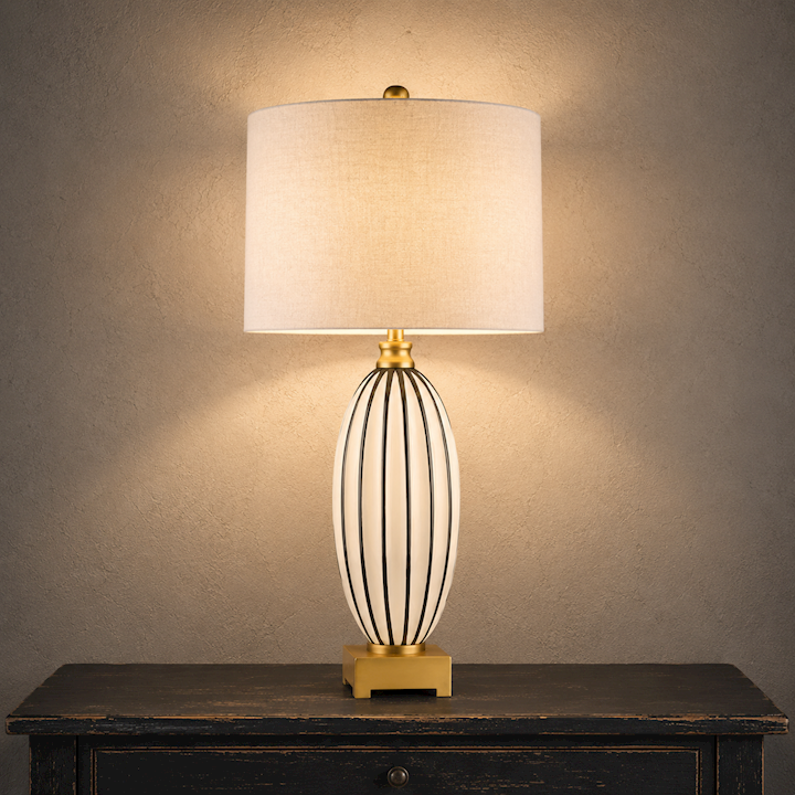 CERAMIC TABLE LAMP 36x36x69cm